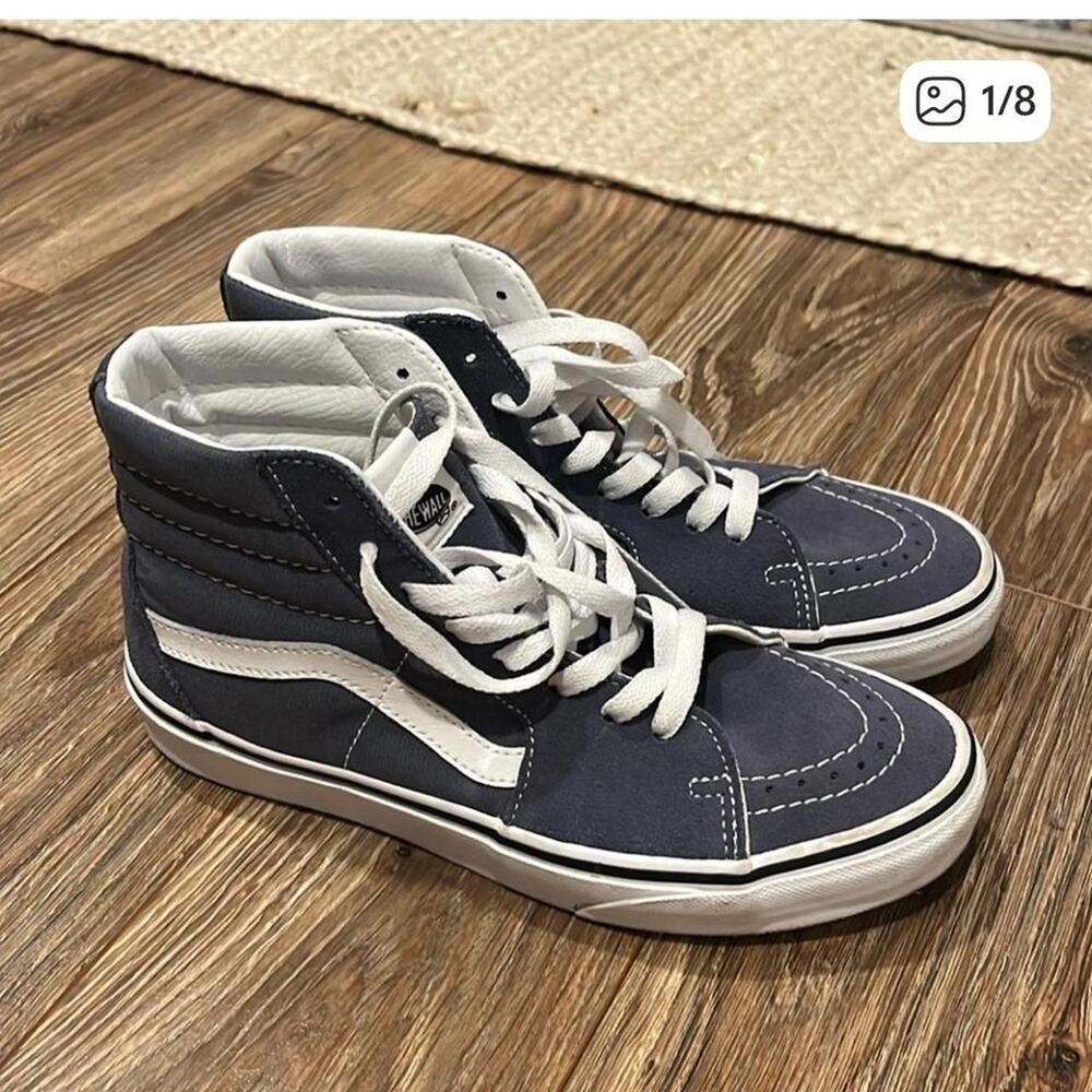 Vans bluegrey hi top sneakers
